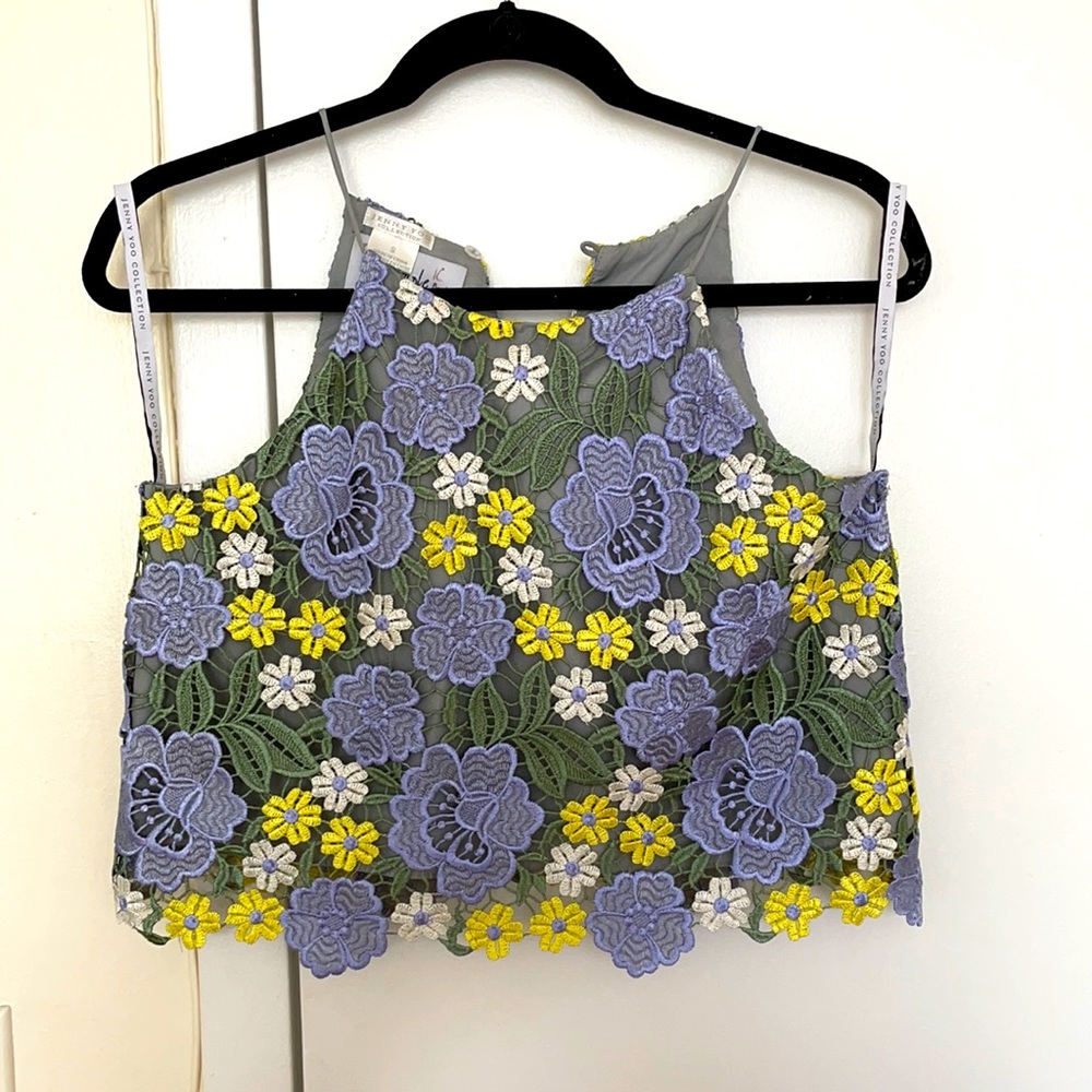 BHLDN Lace Crop Tank